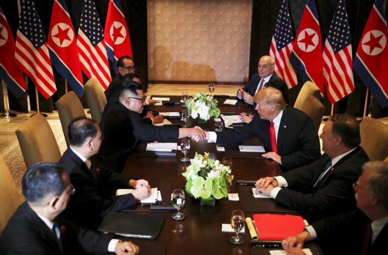 Tong thong Trump va ba lan gap Chu tich Trieu Tien Kim Jong-un-Hinh-3