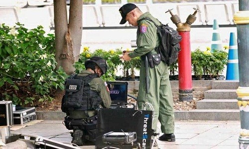 Thai Lan bat giu nghi pham cac vu no o Bangkok