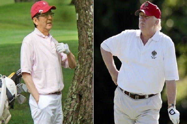 Thu tuong Abe va nhung lan “ngoai giao san golf” voi Tong thong Trump-Hinh-6