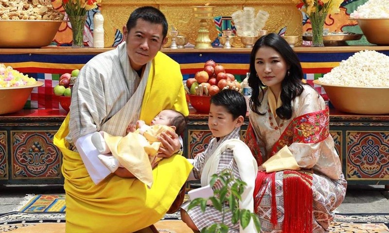 To am hanh phuc cua Hoang hau Bhutan xinh dep 