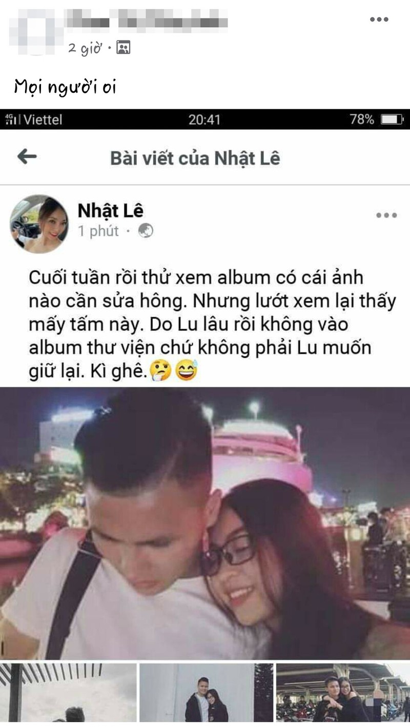 Dan mang xon xao thong tin Nhat Le tai hop Quang Hai
