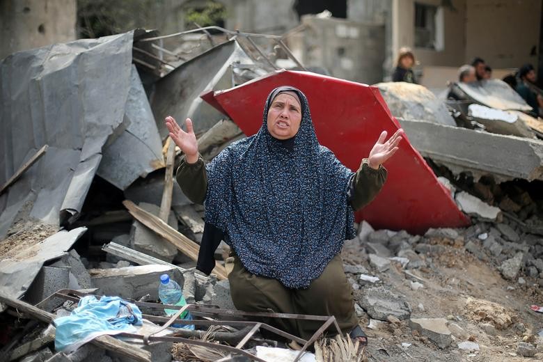 Can canh Gaza tan hoang sau 11 ngay Israel - Hamas giao tranh ac liet-Hinh-3