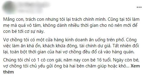 Con gai nit bung giau bung bau, me phat hien thi da qua muon