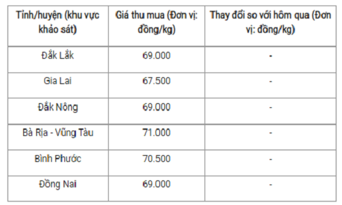 Gia tieu hom nay 21/10: Dong loat di ngang