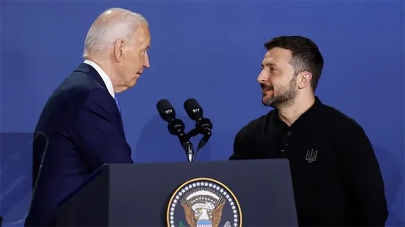 Ong Biden goi nham ong Zelensky la Tong thong Putin