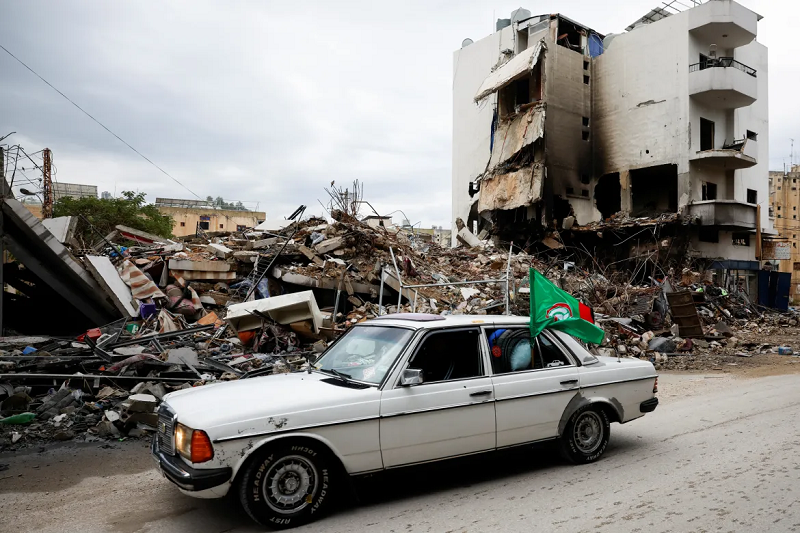 Nguoi dan Lebanon un un tro ve nha sau ngung ban Israel-Hezbollah-Hinh-2