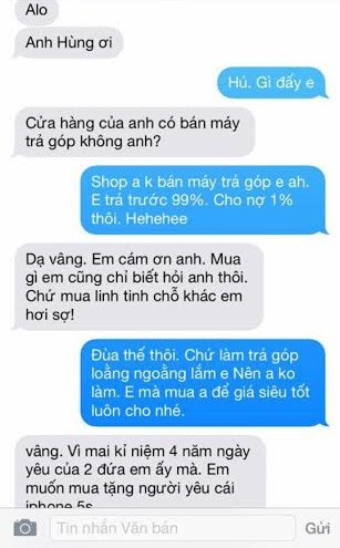 Tang ban gai chiec Iphone 5S va cai ket dang khong ngo