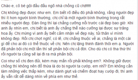 Thu “nhuong chong” cho co nhan vien goi dau gay “bao” mang