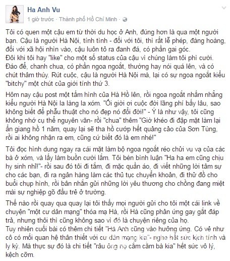 Ha Anh len tieng viec bi cho la hua “da deu” Ha Ho tham my-Hinh-3