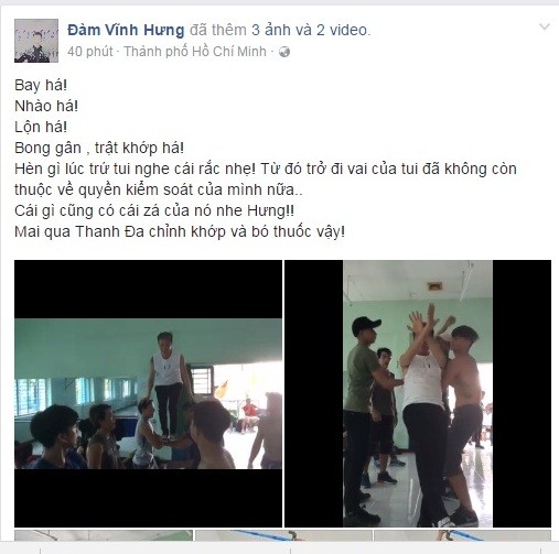 Dam Vinh Hung trat khop vai vi dem nhac 12 ty