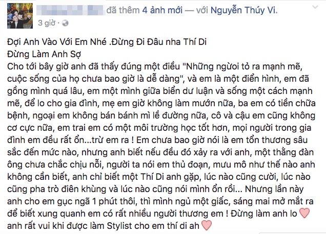 Thuy Vi tu tu vi phau thuat tham my that bai?