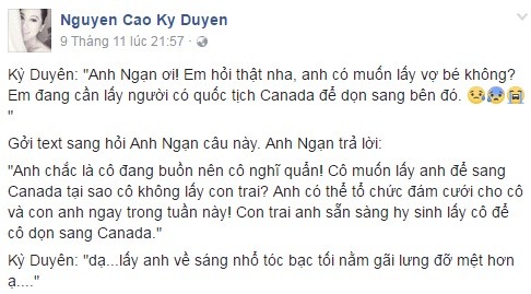 Bat ngo MC Ky Duyen ngo loi lam “vo be” Nguyen Ngoc Ngan