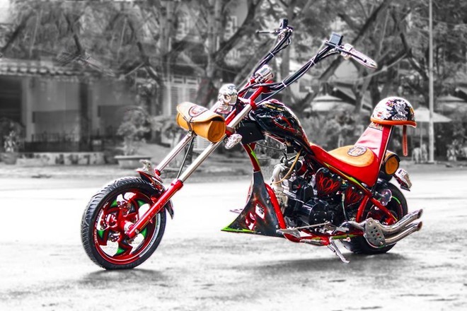 Moto 50 phan khoi do chopper doc dao o Sai Gon-Hinh-2