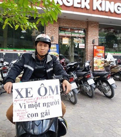 Soai ca chay xe om vi mot nguoi con gai gay sot