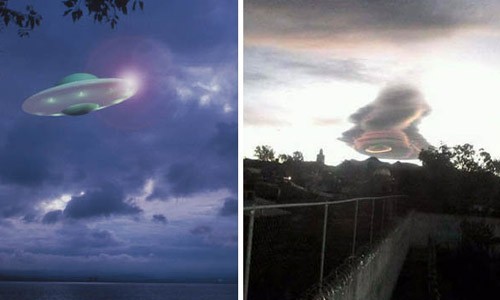 Bi an UFO khong lo lo lung tren bau troi Mexico
