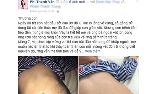 Hau ly hon, Phi Thanh Van “vat lon” nuoi con mot minh