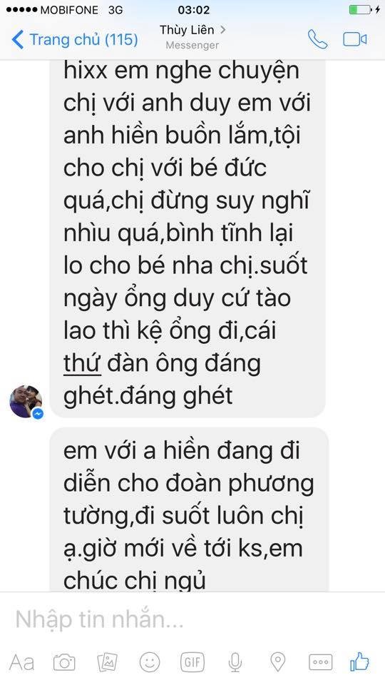 Phi Thanh Van co tinh de lo tin nhan “mat” “dim” Bao Duy?-Hinh-2