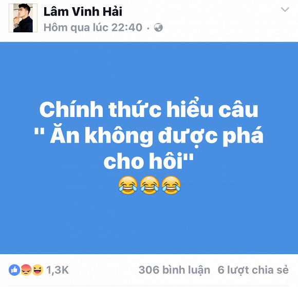 Lam Vinh Hai gay phan no, “hung gach da” khi phat ngon “soc“