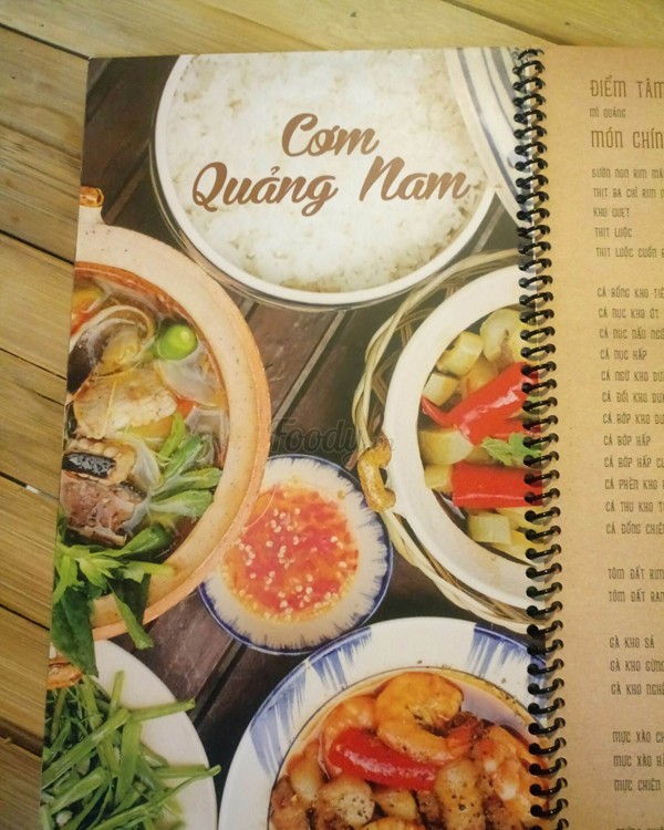 Soi menu quan com que dat “khung” cua Truong Giang