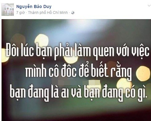 Phat ngon la cua Bao Duy sau ly hon voi Phi Thanh Van