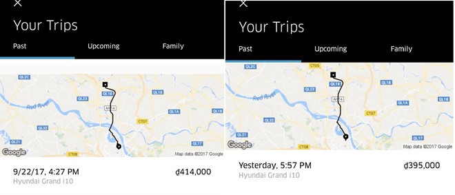 Cuoc Uber: Bao mot dang, tinh tien mot neo?