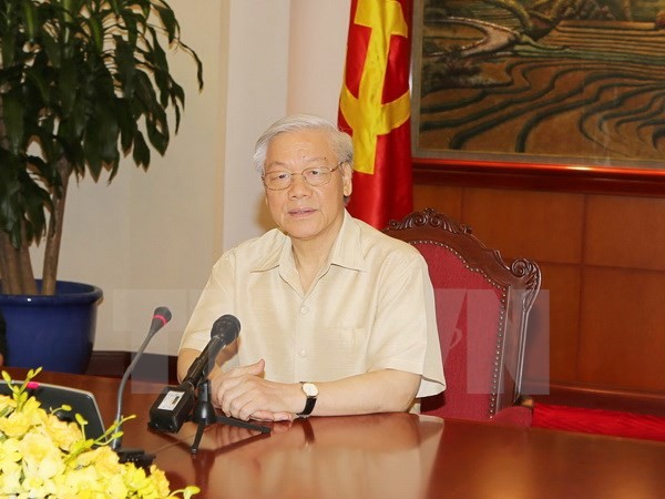 Tong Bi thu Nguyen Phu Trong len duong tham chinh thuc Hoa Ky