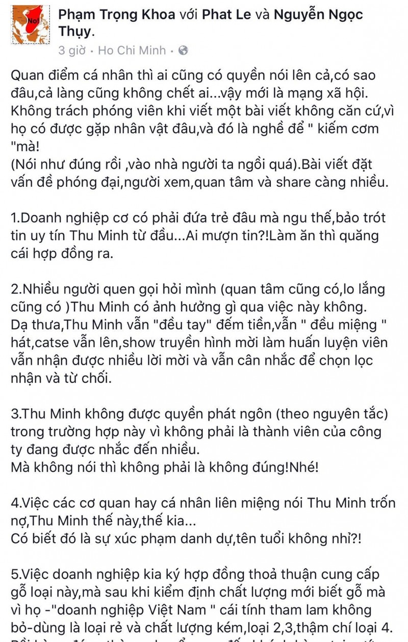 Quan ly cua Thu Minh tuyen bo cach mat Vy Oanh-Hinh-4