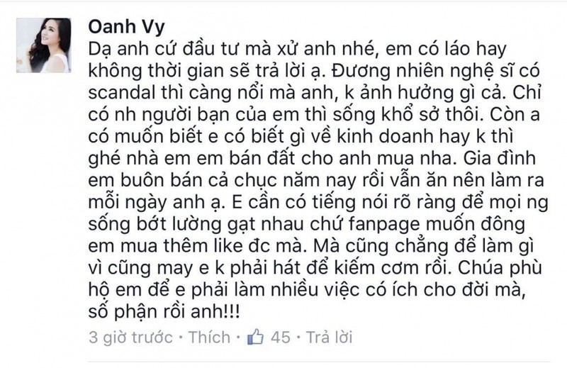 Quan ly cua Thu Minh tuyen bo cach mat Vy Oanh-Hinh-8