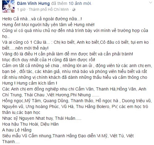 Dieu ky dieu voi Dam Vinh Hung sau khi to me no nan