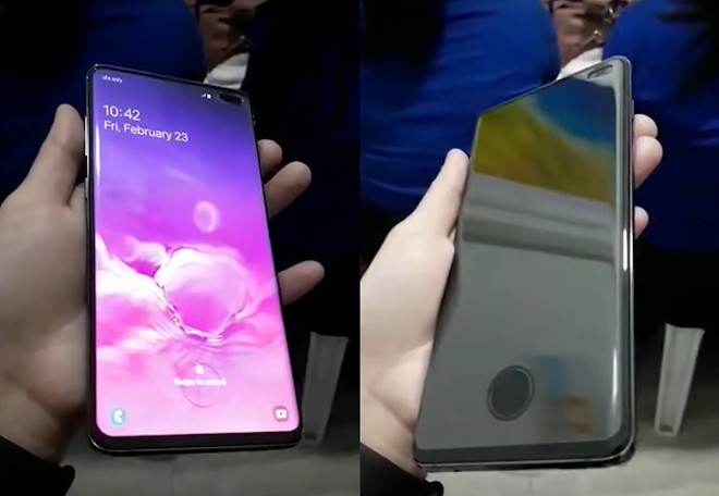 Samsung Galaxy S10 Plus lo anh thuc te