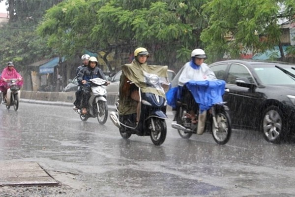 Du bao thoi tiet 19/3: Ha Noi mua rao