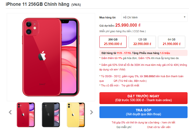 FPT shop, CellphoneS, The gioi di dong: Shop nao ban iPhone 11... re, qua nhieu?-Hinh-7