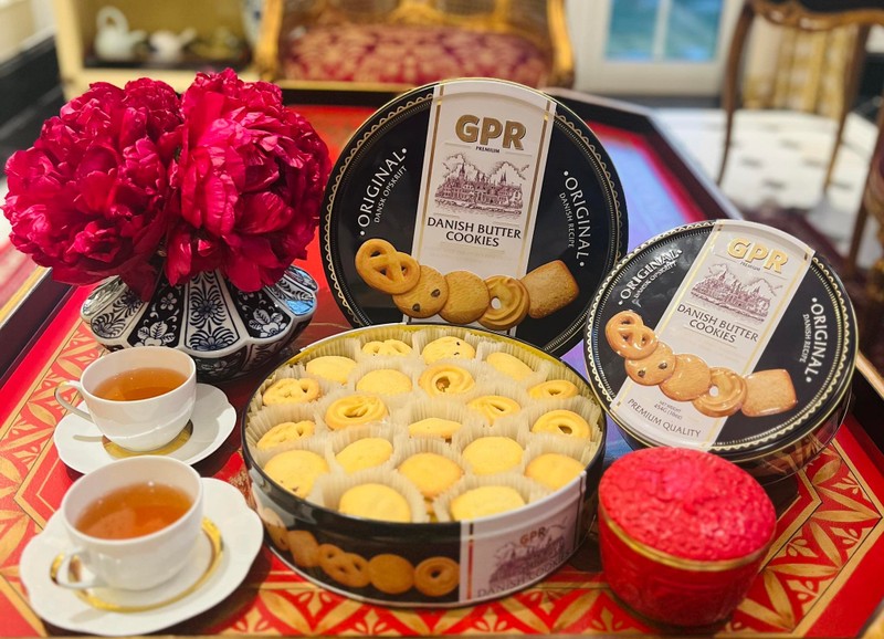 Banh quy Dan Mach cao cap Danish Butter Cookies chinh thuc co mat tai Viet Nam