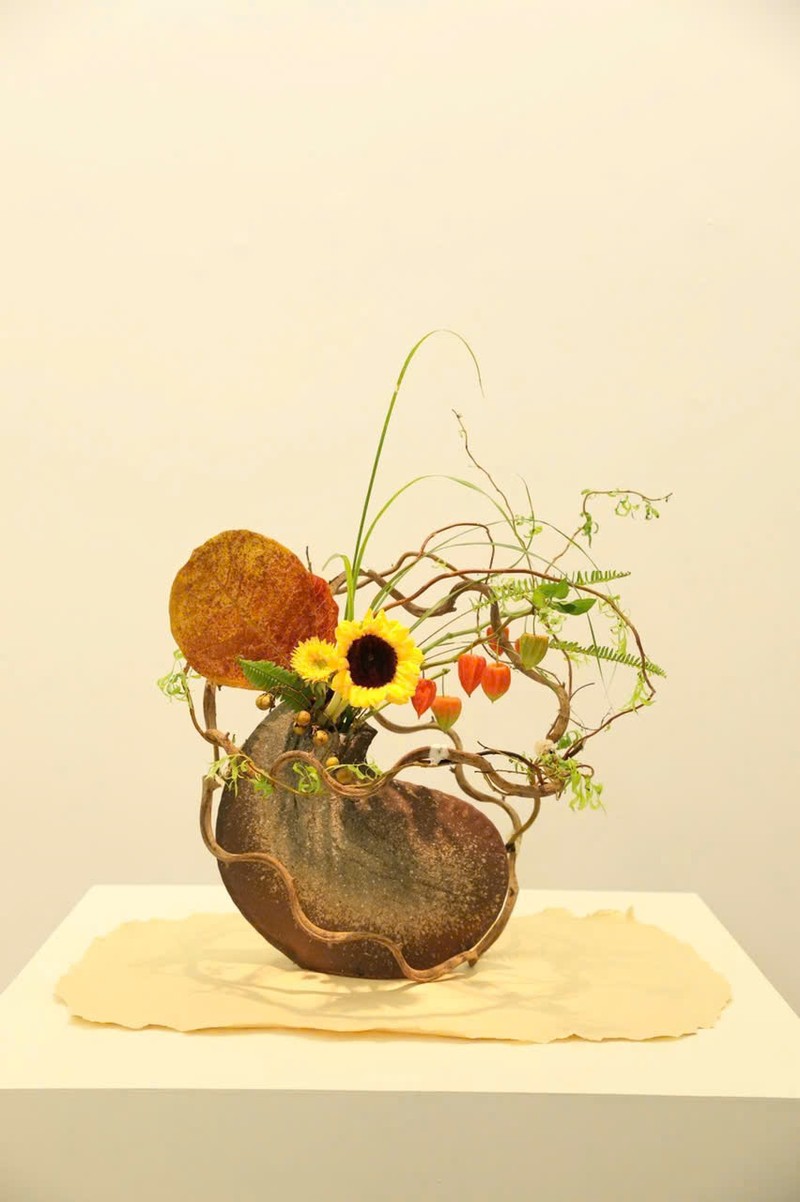 Thong diep y nghia tu Nghe thuat cam hoa Ikebana tai trien lam 