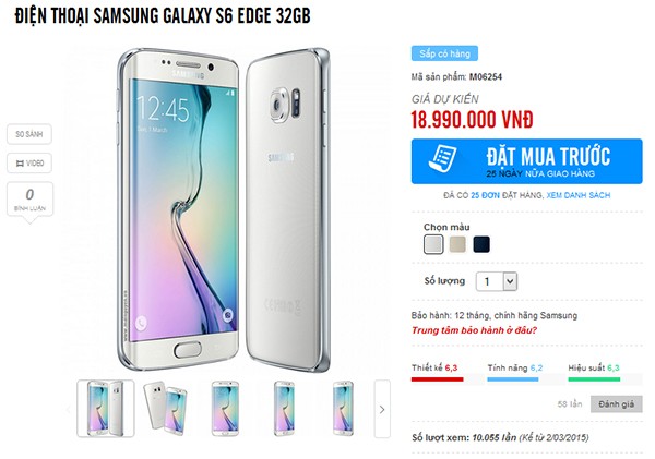 Samsung Galaxy S6 sap ban tai VN, re hon iPhone 6-Hinh-3