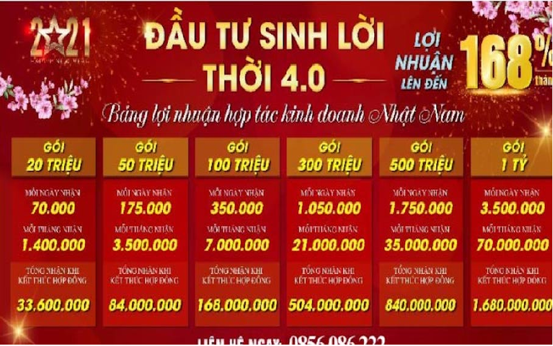 Chu tich Cty Nhat Nam Vu Thi Thuy “bien hoa” von theo mo hinh “Ponzi“?