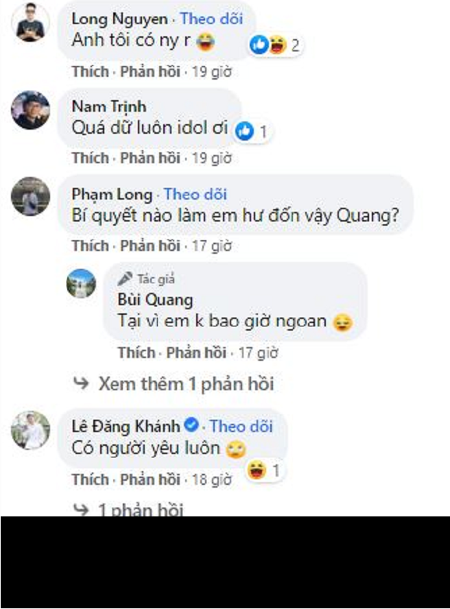 Dang anh moi, ban than Linh Ngoc Dam de lo 