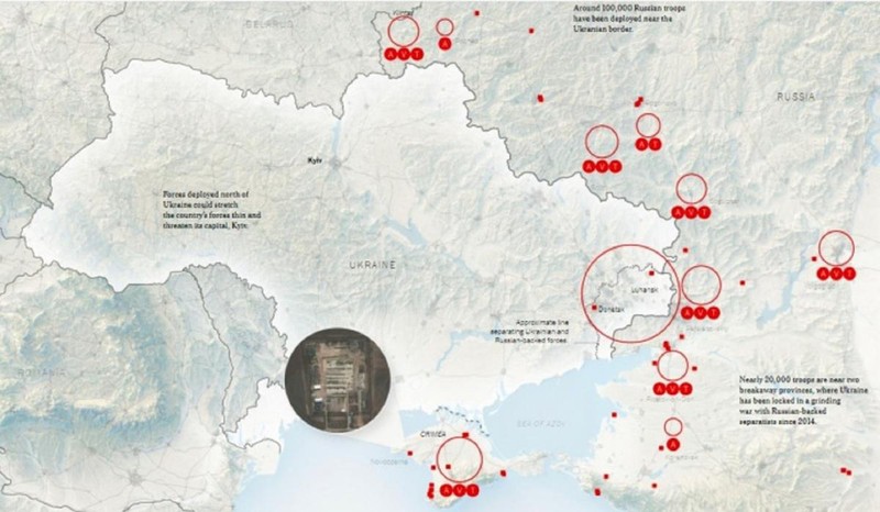 Nong: Quan doi Nga dan tran quanh Donbass, san sang dong binh