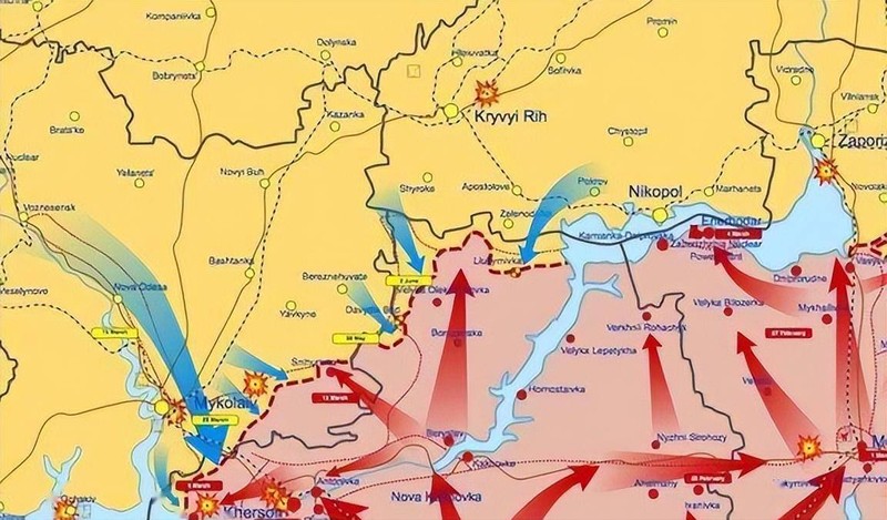 Ukraine thiet hai nang o Kherson