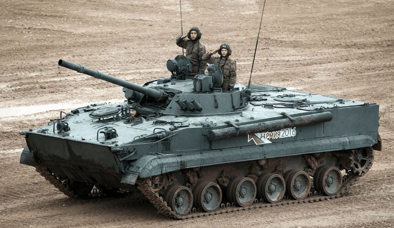 Diem dac biet tren cac thiet giap BMP-2 Nga dung o Ukraine-Hinh-4