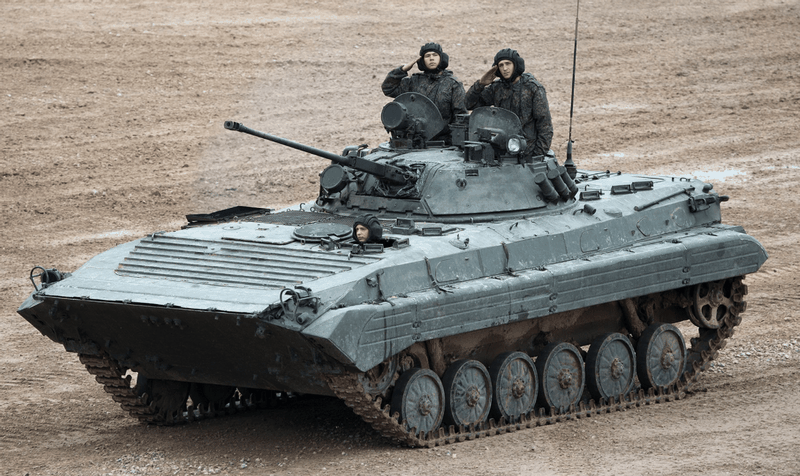 Diem dac biet tren cac thiet giap BMP-2 Nga dung o Ukraine-Hinh-7