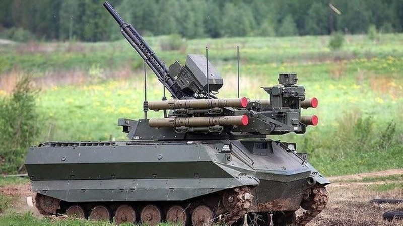 Leopard-2 chua toi Ukraine, Nga da dua robot diet tang tham chien-Hinh-5