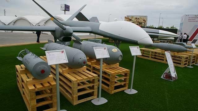 UAV vu trang Nga 