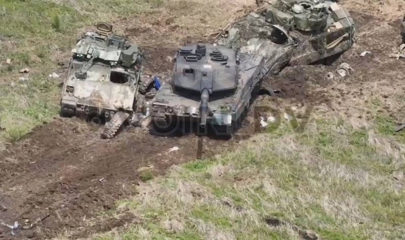 Leopard 2 tai Ukraine: Bi ha guc khi chua kip gap xe tang Nga-Hinh-3
