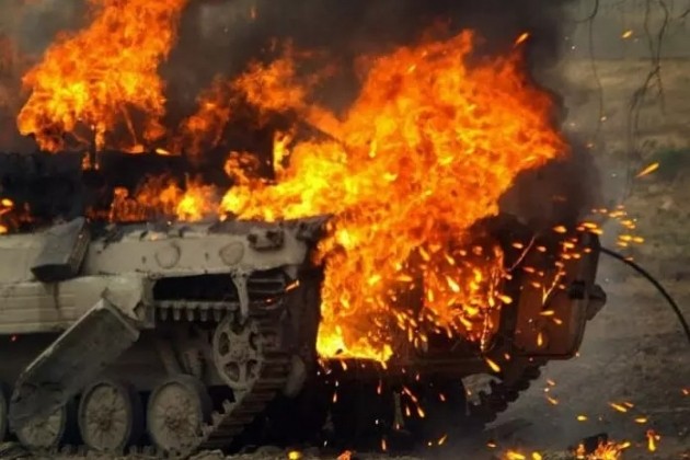 Xe tang Leopard 2 tiep tuc bi thoi tung o Ukraine-Hinh-5