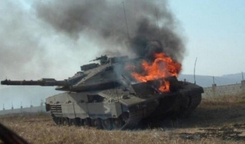 Vu khi chong tang cua Hamas ha guc hang loat xe tang Merkava-Hinh-4