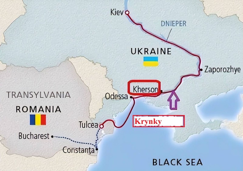 Khong quan Nga tang cuong tan cong quan do bo Ukraine tai Kherson-Hinh-5
