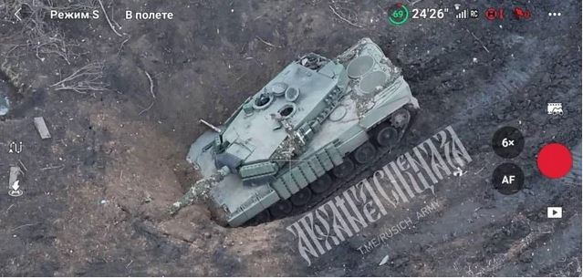 Nga diet 5 chiec Leopard 2 o lang Pobeda, tin vui tren mat tran Avdiivka-Hinh-4