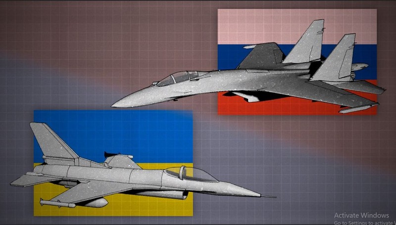 May bay F-16 cua Ukraine an nap o dau, Nga 