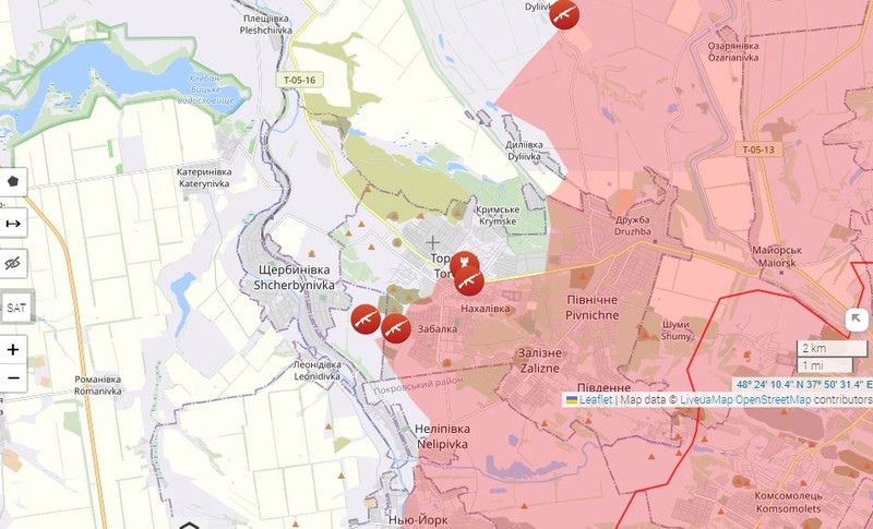 Quan doi Nga chiem 2/3 Toretsk, ap sat cu diem Kurakhovo-Hinh-3